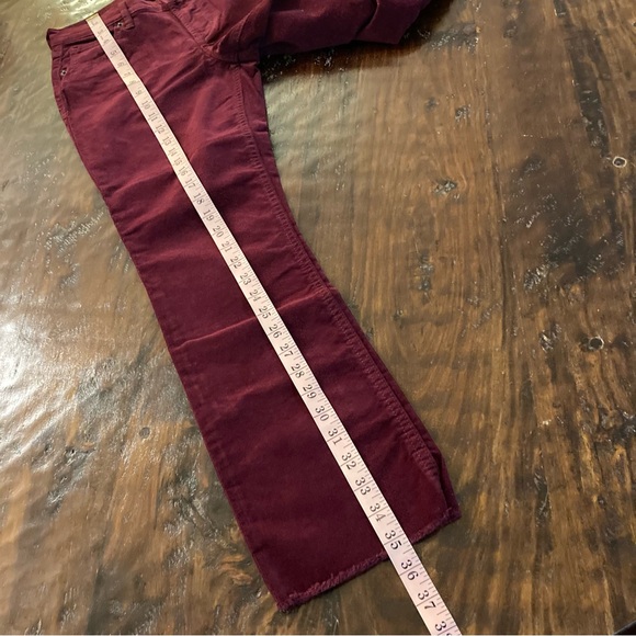 Cranberry Red Corduroy Jeans Size 2 - Picture 7 of 8